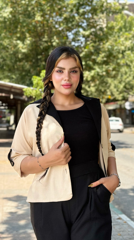 ست کت و شلوار ترکیبی